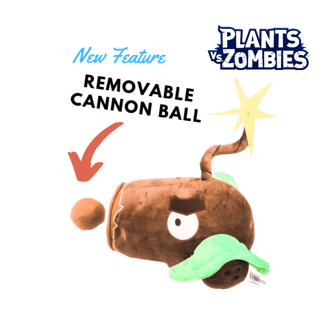 Plants vs Zombies Coconut Cannon Plush Toy - 10" - Toyslando