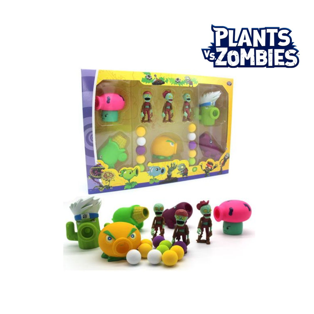 Plants vs Zombies Toy Set - PVZ Gift Set with 5 Plants, 3 Zombies and –  Toyslando